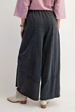 Jacquard Contrast Terry Pants