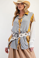 Plaid Mix Thermal Shirt
