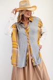 Plaid Mix Thermal Shirt