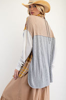 Plaid Mix Thermal Shirt