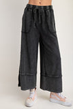 Terry Knit Palazzo Pants