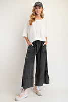 Terry Knit Palazzo Pants