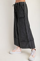 Terry Knit Palazzo Pants