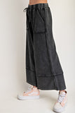 Terry Knit Palazzo Pants