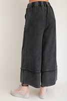 Terry Knit Palazzo Pants