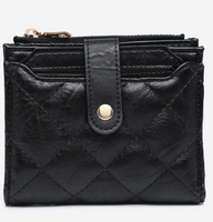 Melody Quilted Zip Top Wallet
