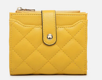 Melody Quilted Zip Top Wallet