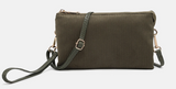 Riley Corduroy 3 Compartment Crossbody/Wristlet