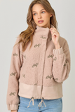 Bow Embroidery Jacket