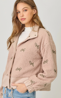 Bow Embroidery Jacket