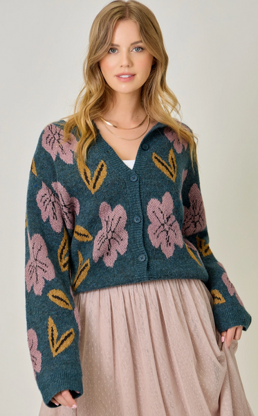 Floral Cardigan