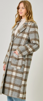 Plaid Long Coat
