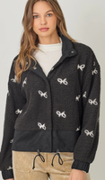 Bow Embroidery Jacket