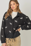 Bow Embroidery Jacket