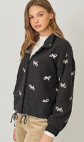 Bow Embroidery Jacket