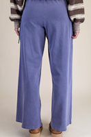 Tie Pockets Terry Knit Pants