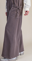 Tie Pockets Terry Knit Pants