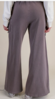 Tie Pockets Terry Knit Pants