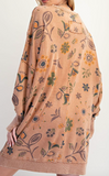 Flower Printed Terry Dress