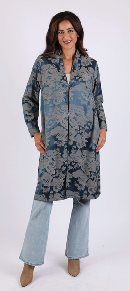 Satin Jacquard Jacket