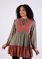 Tiered Patchwork Tunic