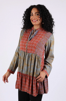 Tiered Patchwork Tunic