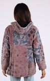 Patchwork Hooded Fleeced Jacket