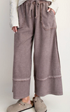 Terry Knit Palazzo Pants