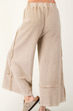 Terry Knit Palazzo Pants