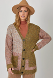Color Block Cardigan