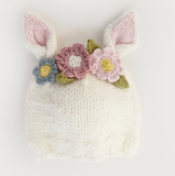 Flower Bunny Beanie