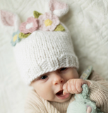 Flower Bunny Beanie