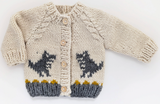 T-Rex Baby Cardigan