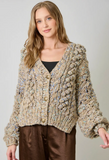 Flecked Chunky Cardigan