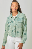 Gauze Embroidered Jacket