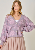 Floral Button Down Cardigan