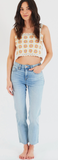 Rebel Straight Jeans in Eden Wash