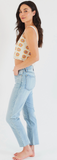 Rebel Straight Jeans in Eden Wash