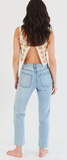 Rebel Straight Jeans in Eden Wash