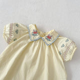 Baby Embroidered Flower Set
