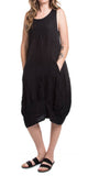 Pure Linen Sleeveless Dress