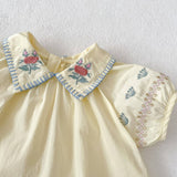 Baby Embroidered Flower Set