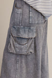 Mineral Washed Cargo Knit Pants