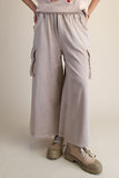 Mineral Washed Cargo Knit Pants