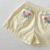 Baby Embroidered Flower Set