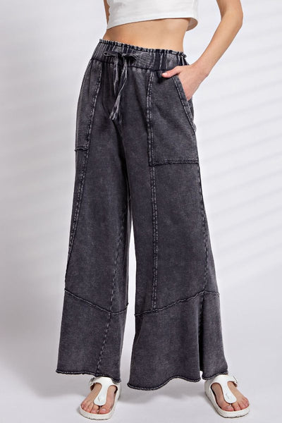 Terry Knit Pull-On Pants