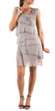 Sleeveless Ruffle Dress