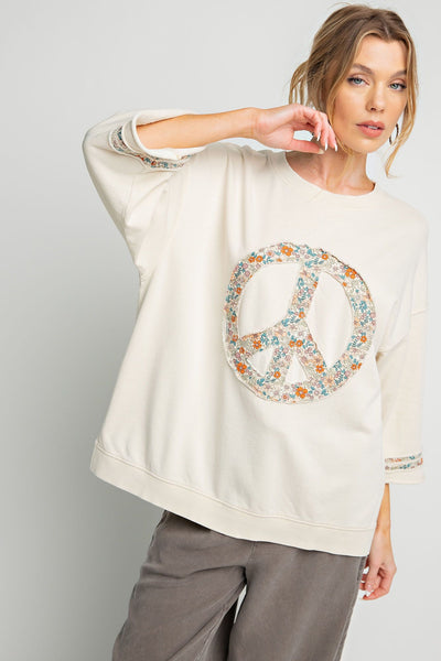 Peace Sign Pullover