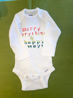 Holiday Kids onesies